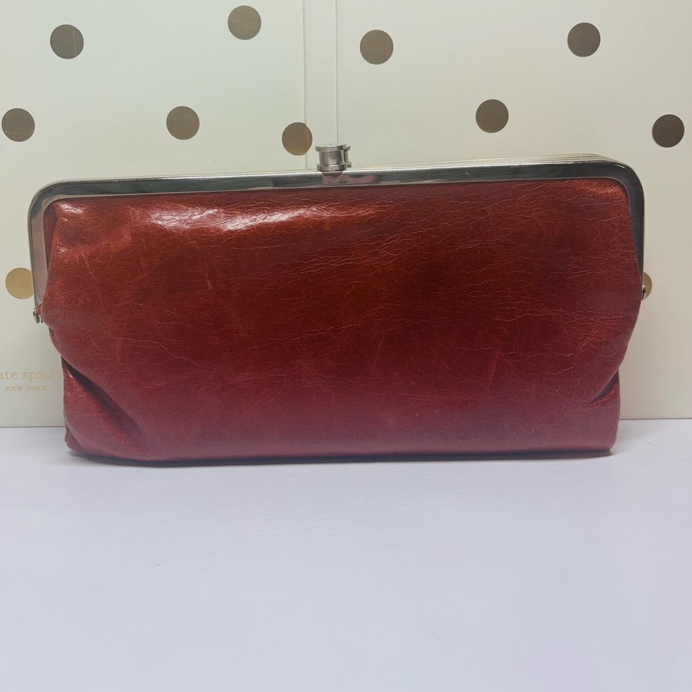 HOBO Wallet + Clutch in Sienna